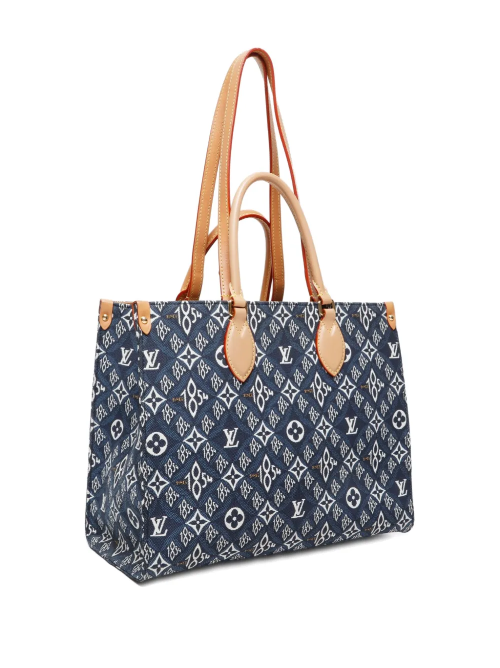 Pre-owned Louis Vuitton 2020 Since 1854 Onthego Mm In Blue