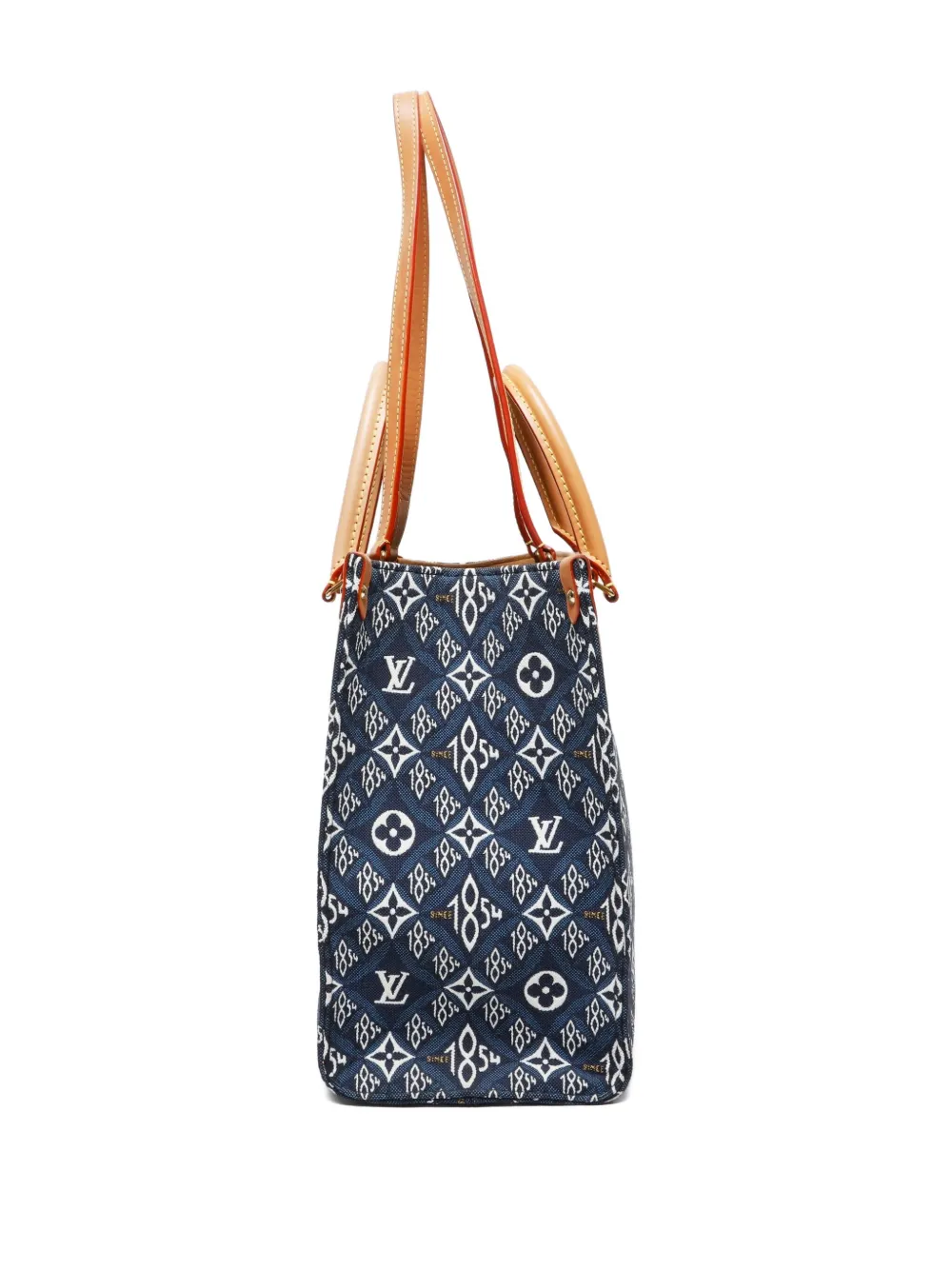 Pre-owned Louis Vuitton 2020 Since 1854 Onthego Mm In Blue