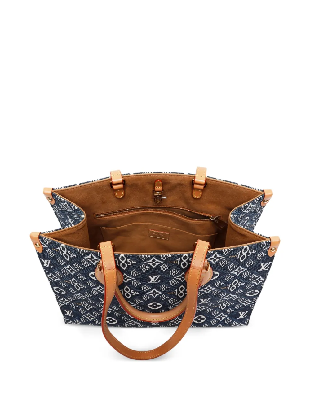 Pre-owned Louis Vuitton 2020 Since 1854 Onthego Mm In Blue