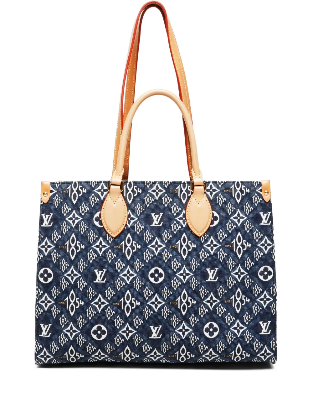 Pre-owned Louis Vuitton 2020 Since 1854 Onthego Mm In Blue