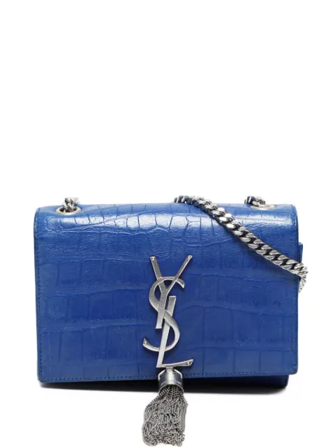Saint Laurent Pre-Owned 2010-2024  Kate crocodile-effect chain shoulder bag