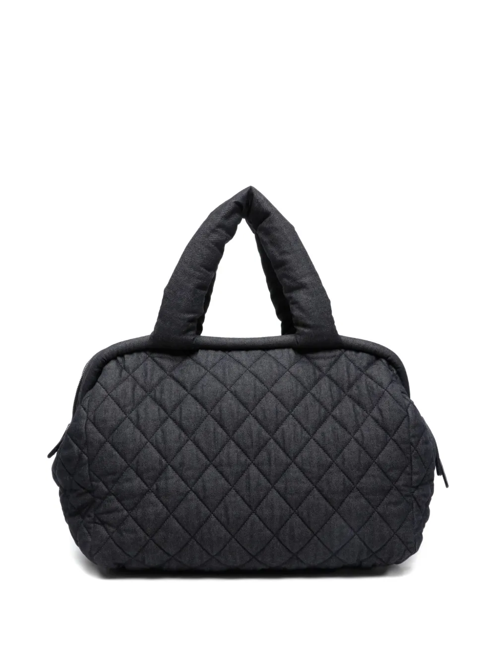 Pre-owned Chanel 2010-2011 Coco Cocoon Tote Bag In Black