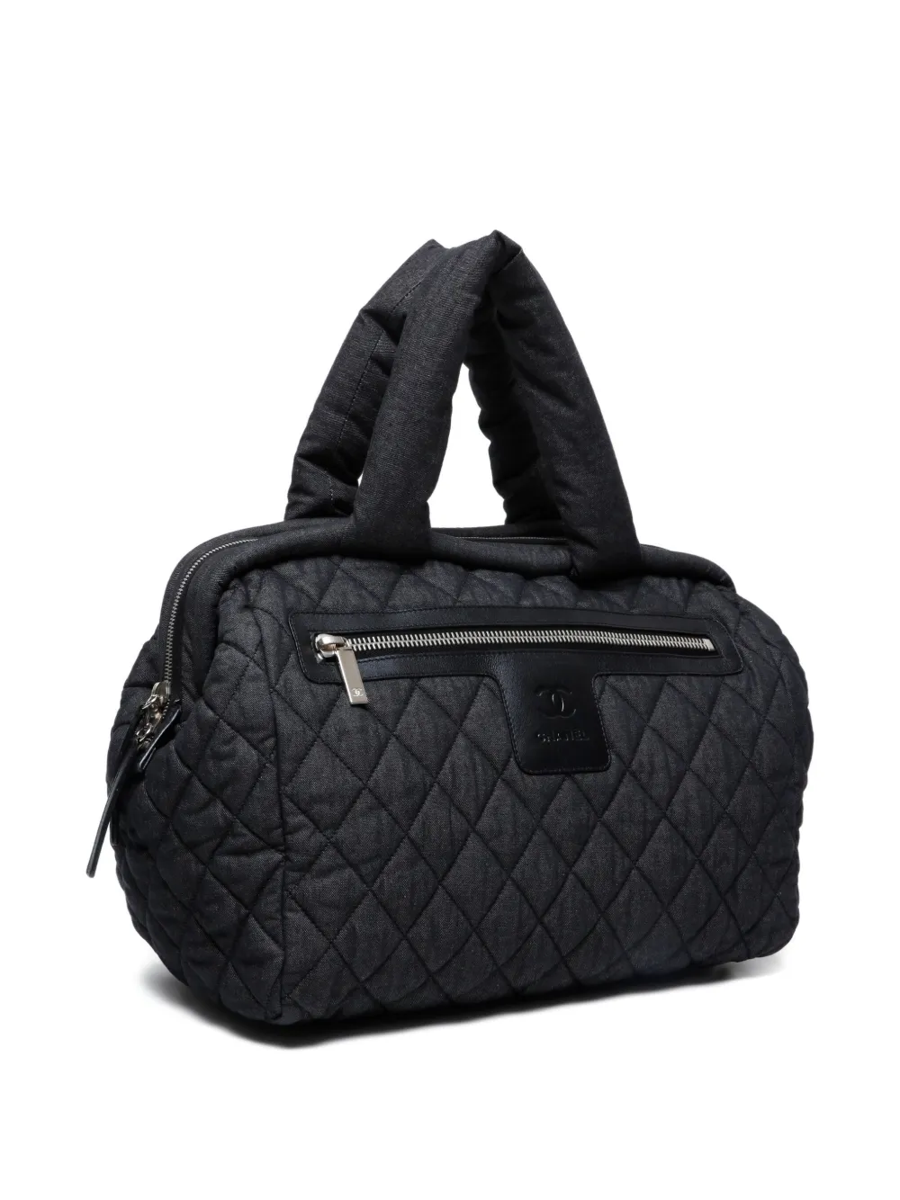 Pre-owned Chanel 2010-2011 Coco Cocoon Tote Bag In Black