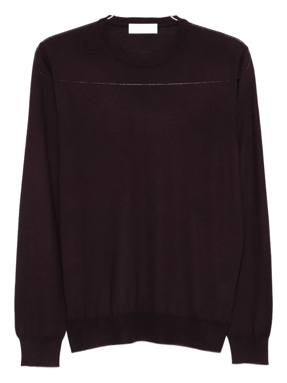 Mauro Ottaviani Crew-neck Wool Sweater In Brown