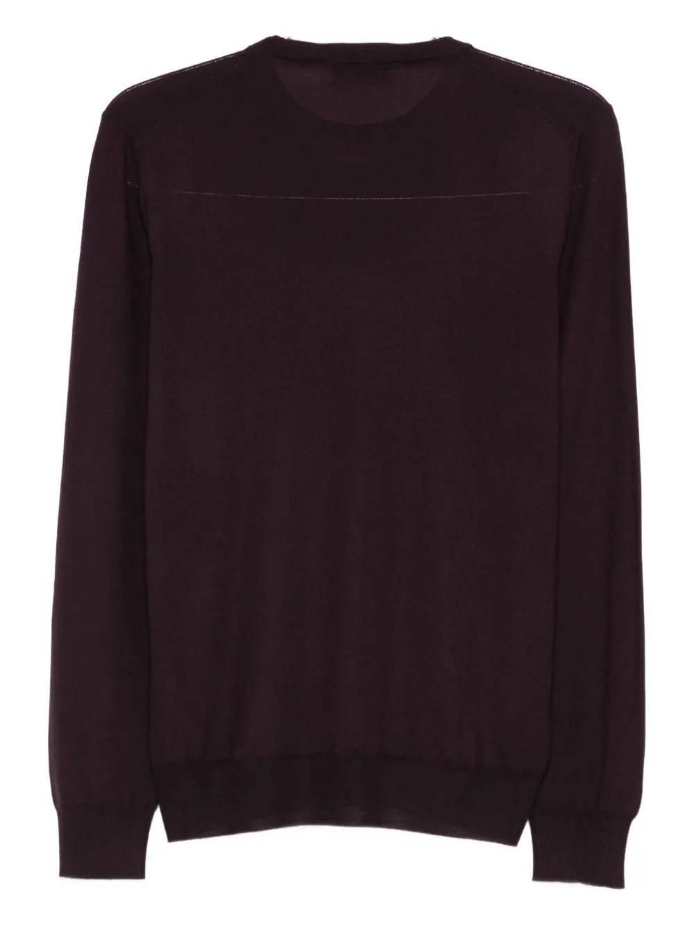 Mauro Ottaviani Crew-neck Wool Sweater In Brown