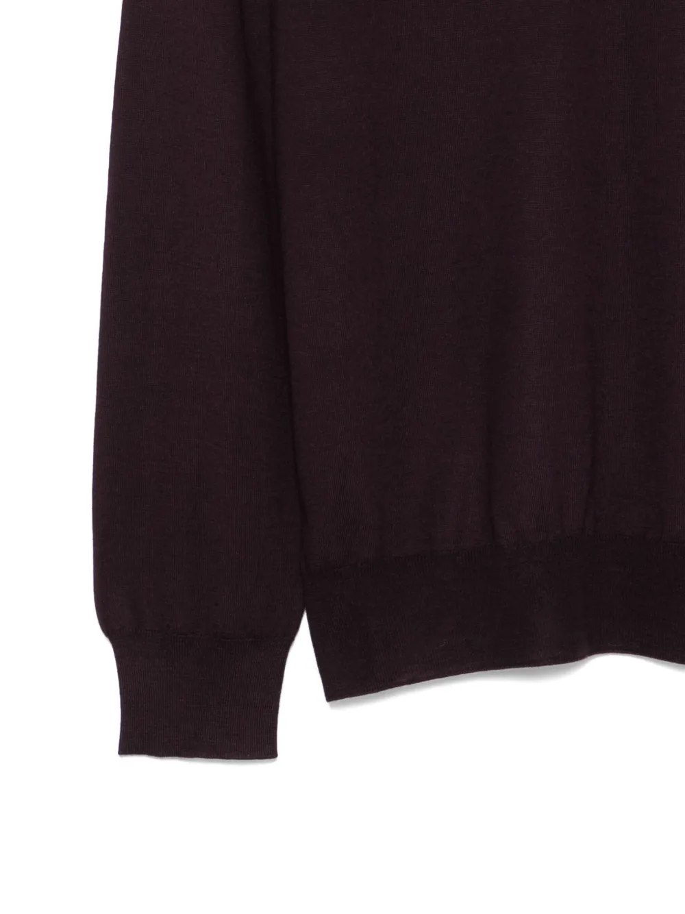 Mauro Ottaviani Crew-neck Wool Sweater In Brown