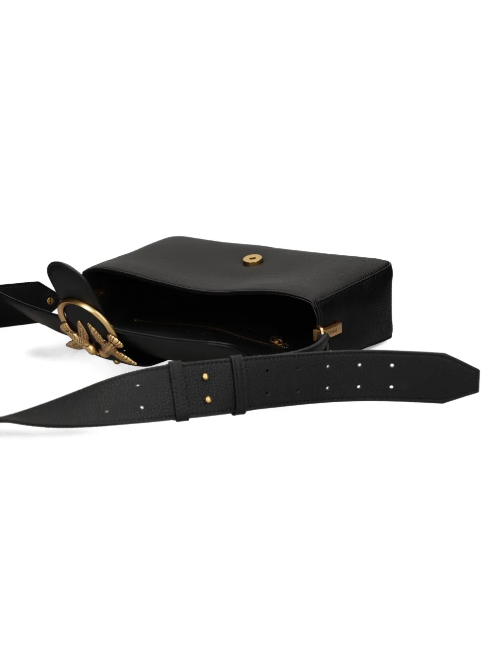 PINKO Love schoudertas met studs Zwart