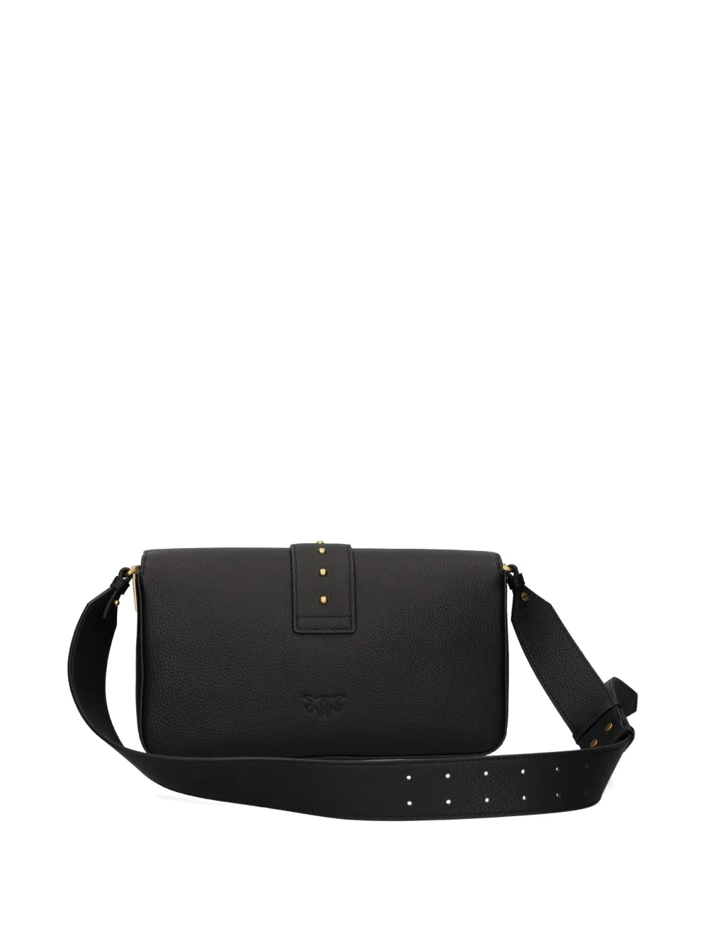 PINKO Love schoudertas met studs Zwart