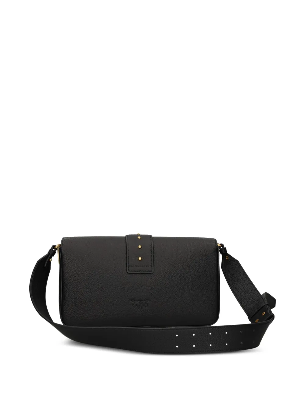 PINKO Love schoudertas met studs - Zwart