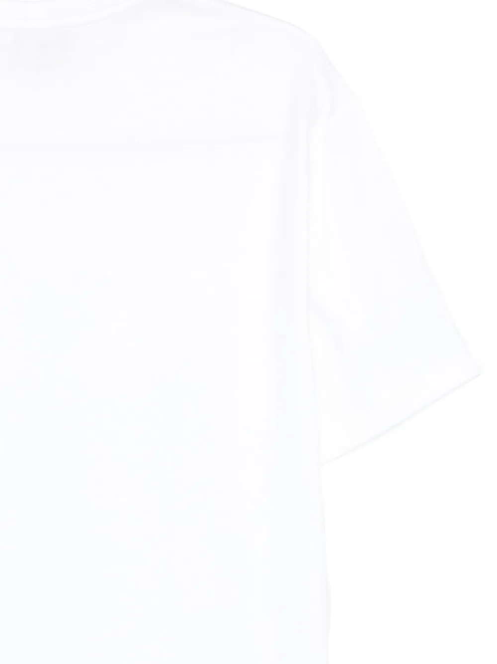 Giorgio Armani Crew-neck Cotton T-shirt In White
