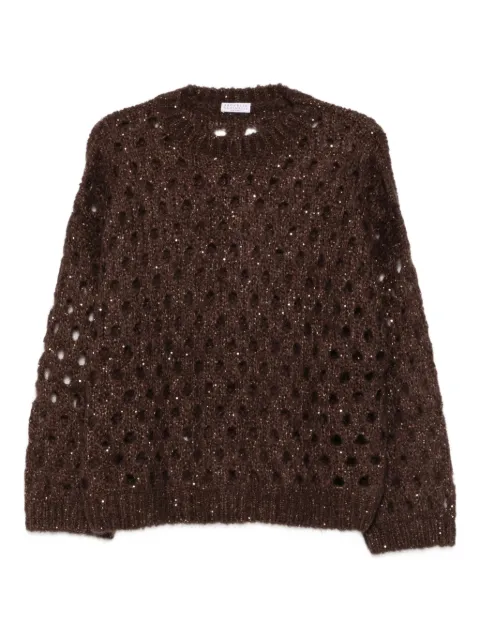 Brunello Cucinelli sequin-embellished sweater
