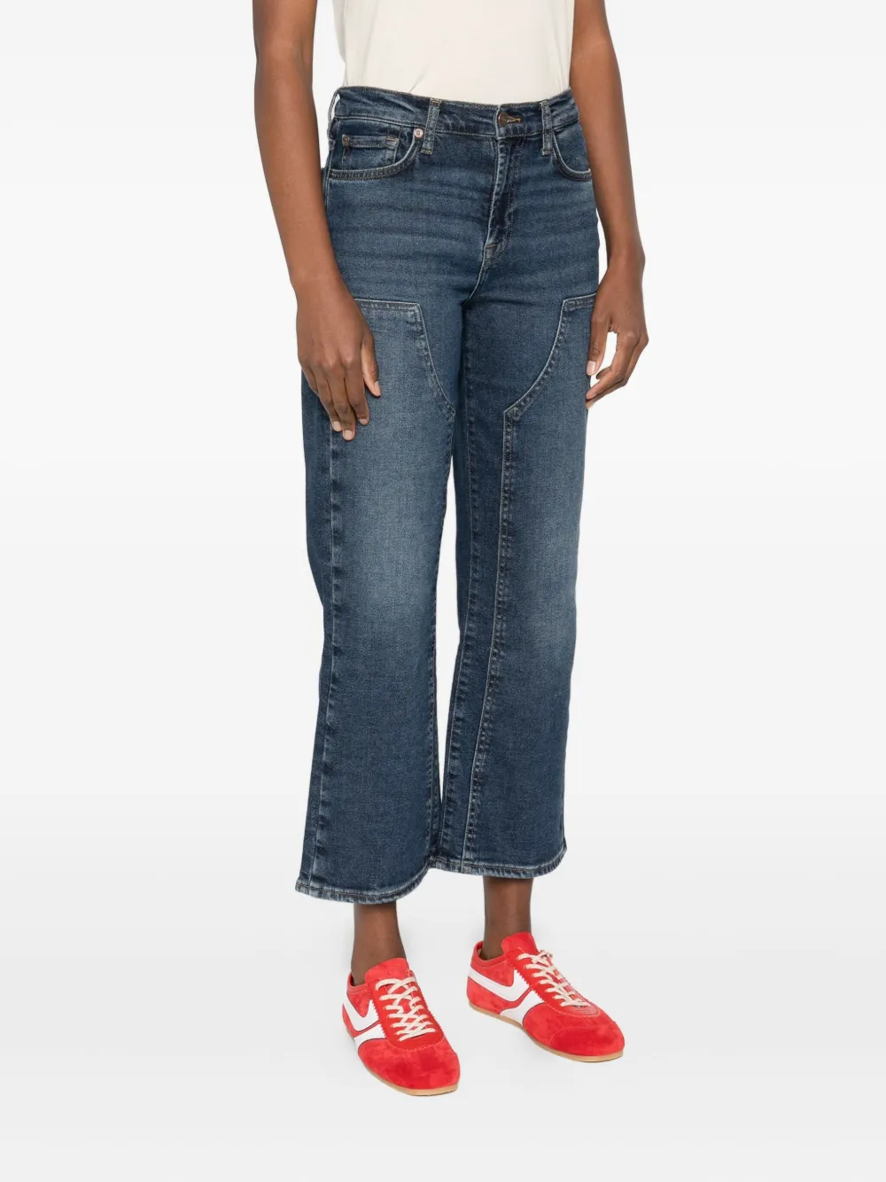 7 For All Mankind Jeans met zakdetail Blauw