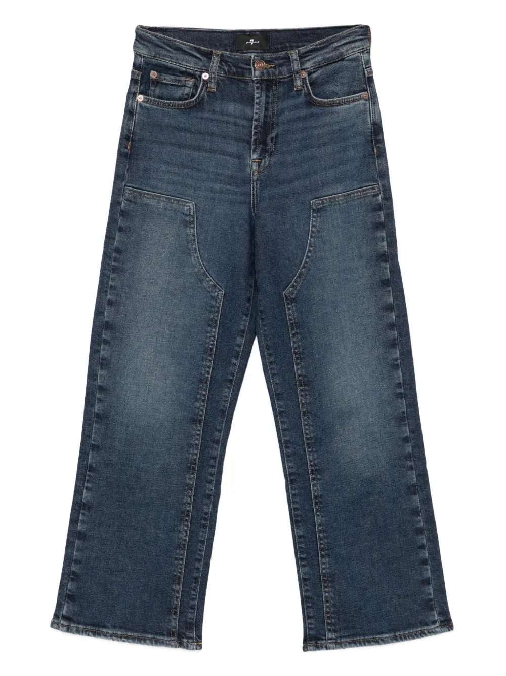 7 For All Mankind ポケットディテール ジーンズ - ブルー 7 For All Mankind ポケットディテール ジーンズ - ブルー