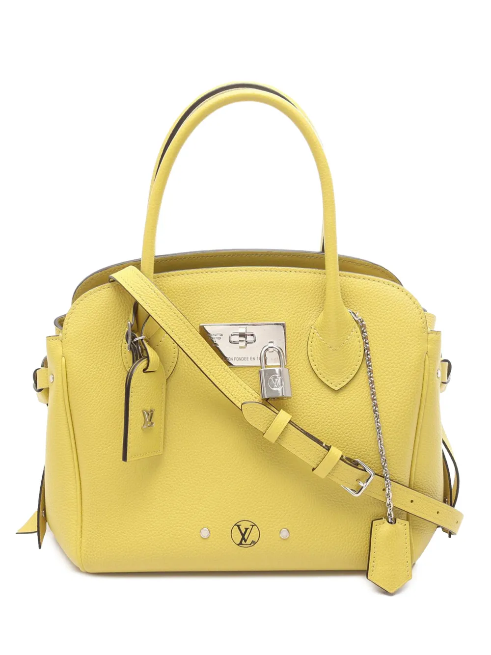 Louis Vuitton Pre-Owned 2018 Veau Nuage Milla PM satchel - イエロー Louis Vuitton Pre-Owned 2018 Veau Nuage Milla PM satchel - イエロー