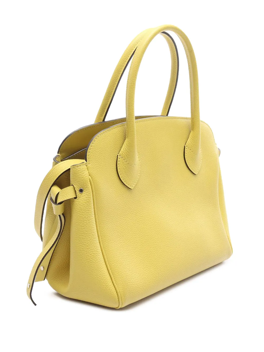 Pre-owned Louis Vuitton 2018 Veau Nuage Milla Pm Satchel In Yellow