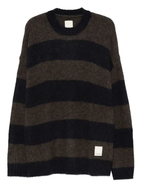 Emporio Armani striped crew-neck sweater