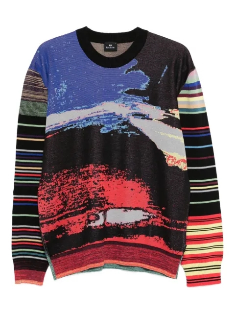 PS Paul Smith striped crew-neck sweater 