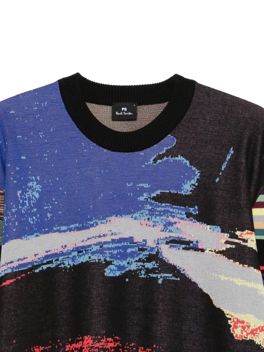 PS Paul Smith Gestreepte trui Bruin