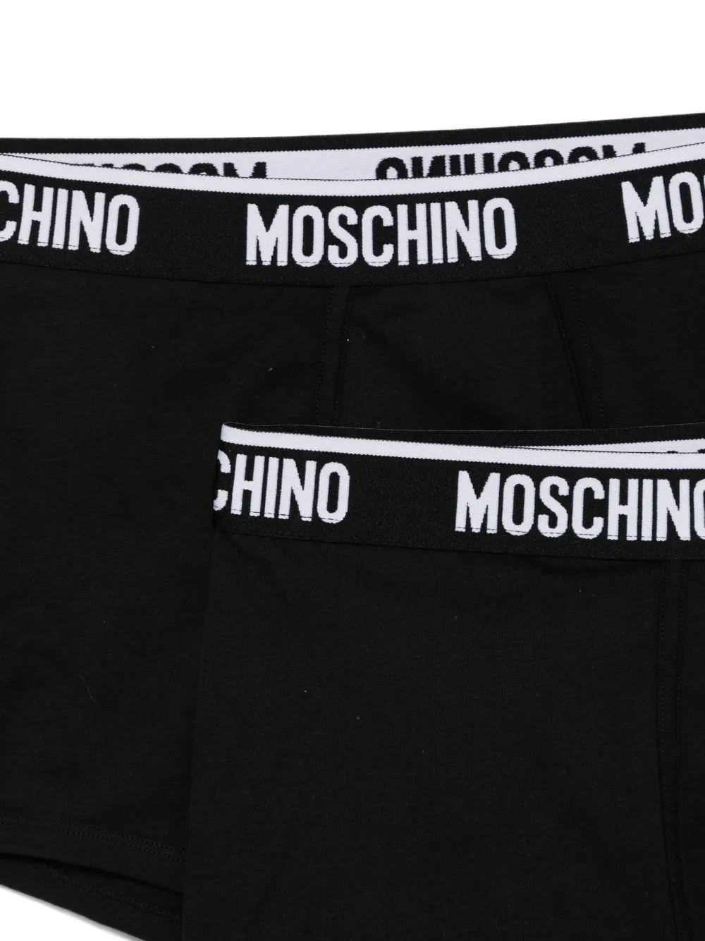 Moschino logo-band boxer pack (pack of two) Zwart