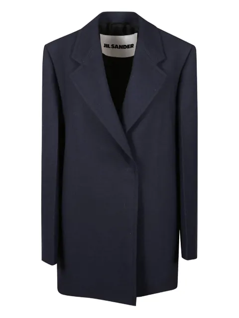 Jil Sander notched lapel coat
