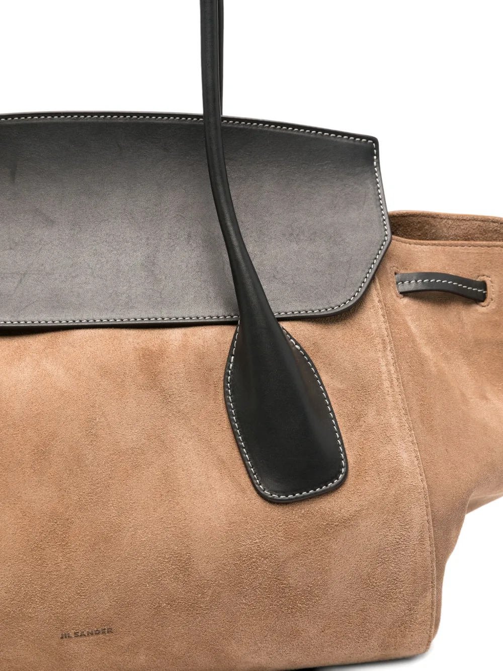 Jil Sander Voyage Tote Bag In Neutral