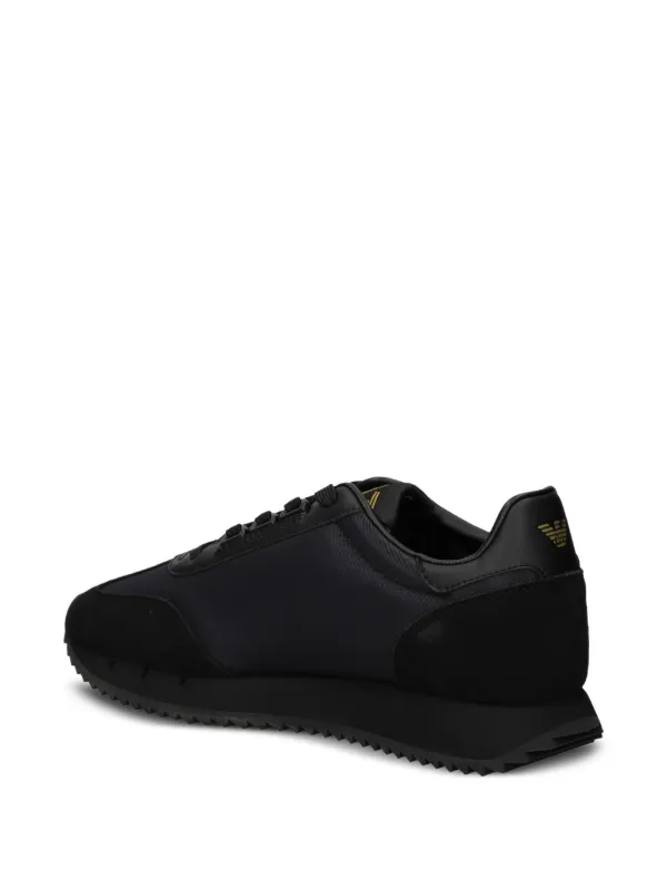 Ea7 Emporio Armani logo-detail lace-up Sneakers Black FARFETCH PH