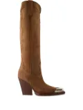 Paris Texas El Dorado metallic-toe cowboy boots - Brown