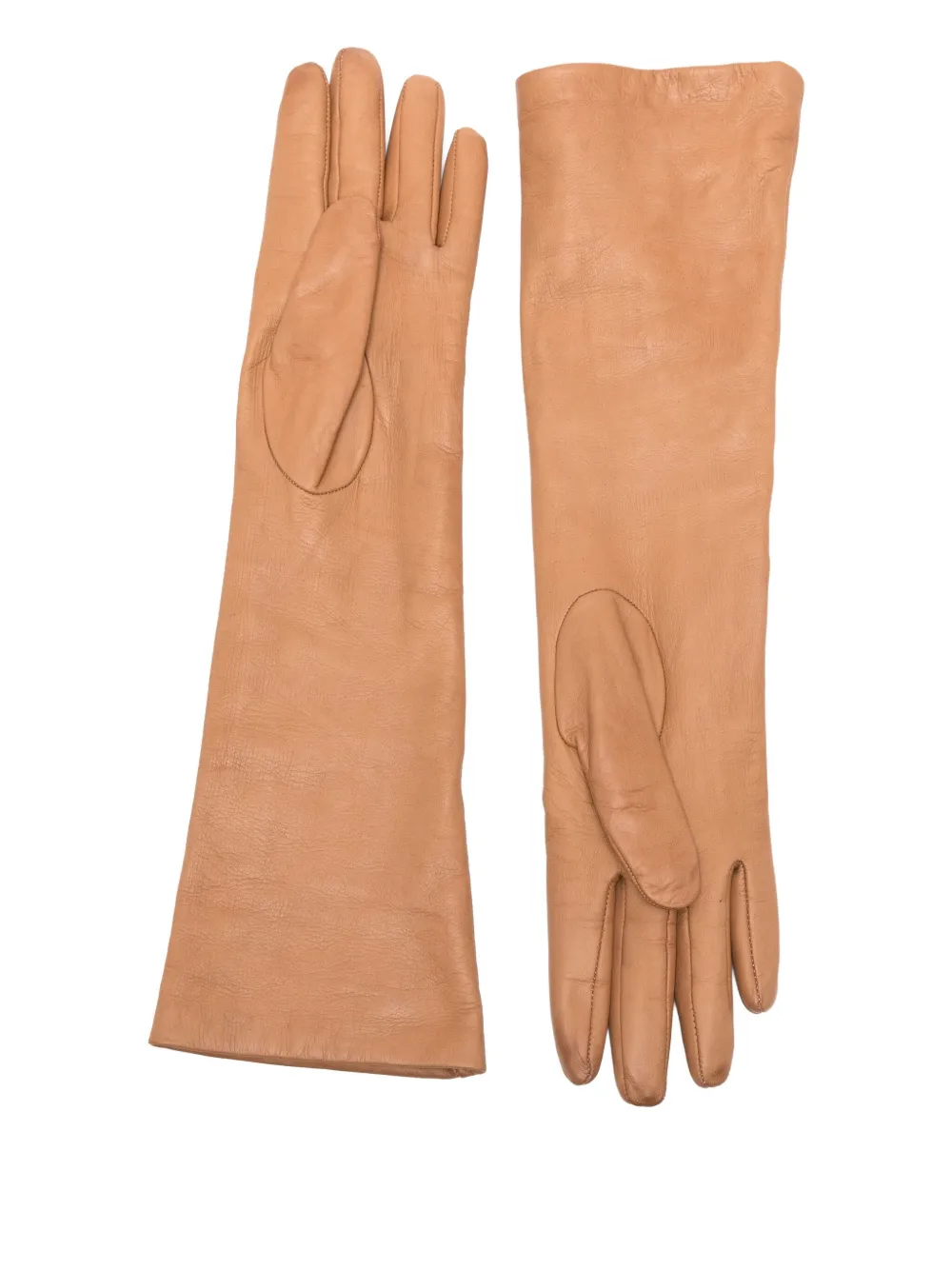 Max Mara lambskin gloves - Bruin