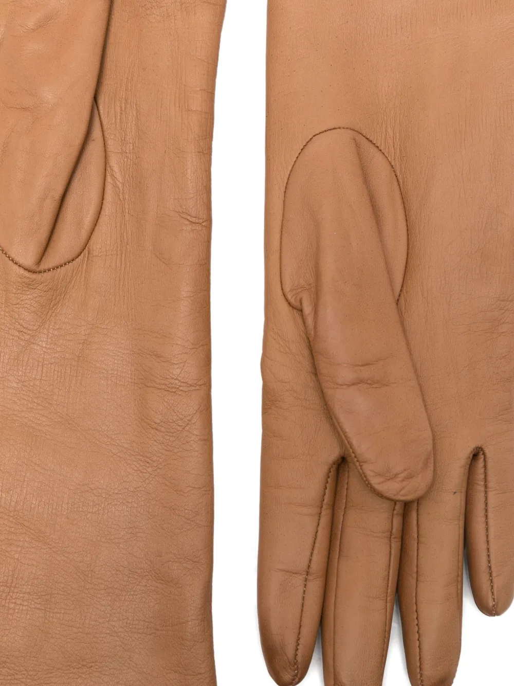 Max Mara Lamsleren handschoenen Bruin