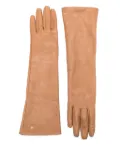 Max Mara lambskin gloves - Brown