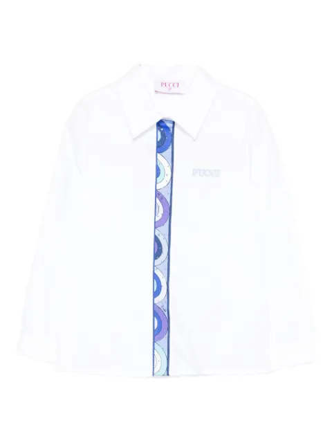 PUCCI Junior embellished-panel shirt