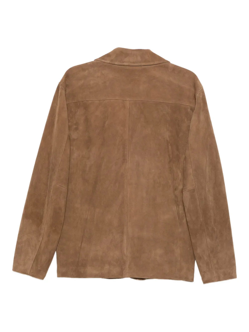 FRAME suede three-button jacket Bruin