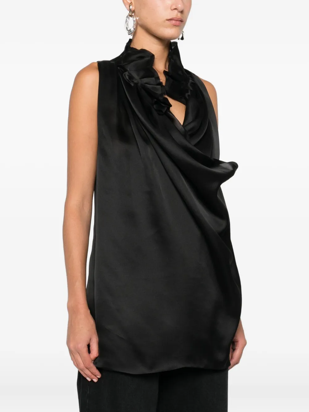KHAITE Meegan Top Zwart