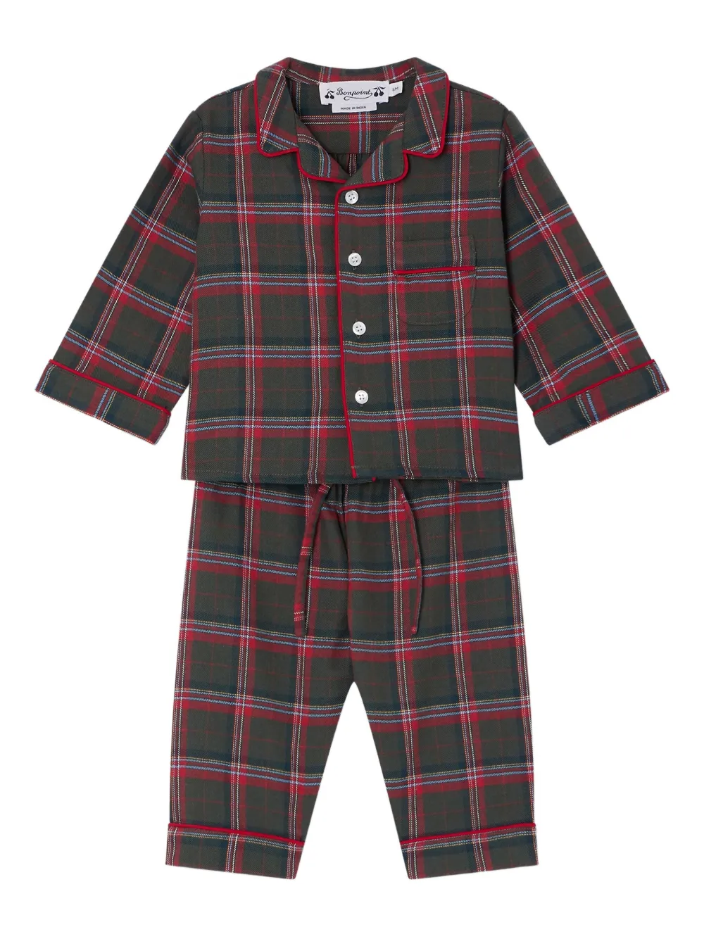 Bonpoint set de pijama Joan | verde | Image 1