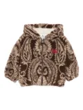 ETRO KIDS paisley-pattern hooded jacket - Brown