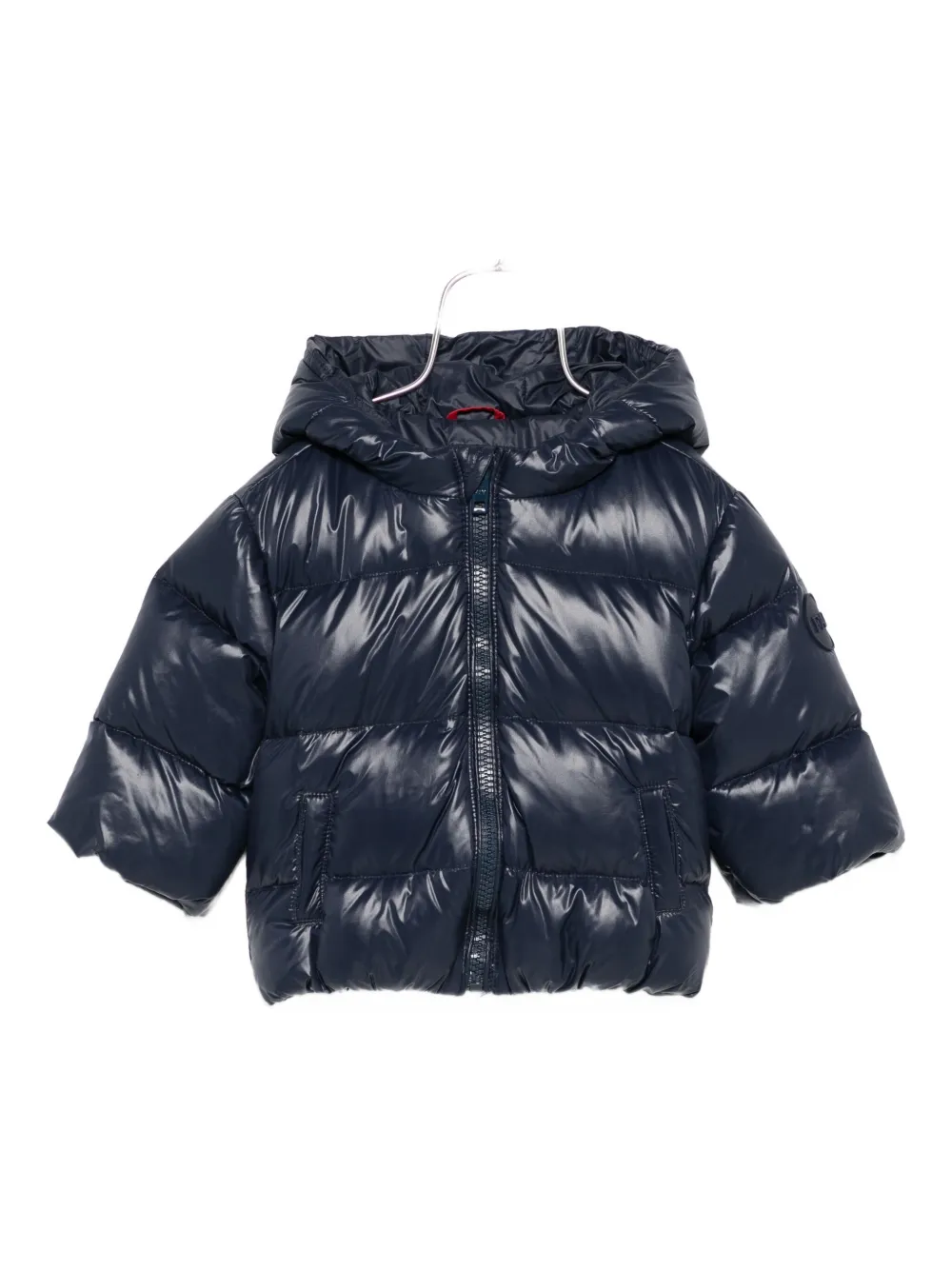 Fay Babies' Hooded Puffer Jacket In Blue