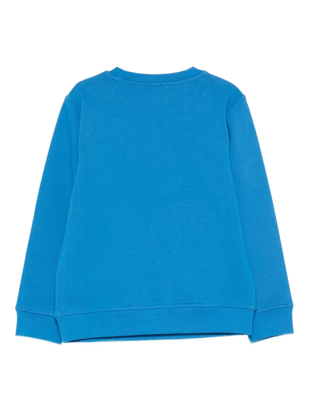 Stella McCartney Kids monster-face zip-detail sweatshirt Blauw