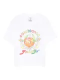 Casablanca fruit-print T-shirt - White