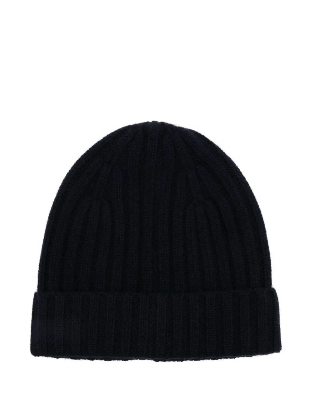 Beyou Ribbed-knit Cashmere Beanie In Blue