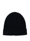 BeYou ribbed-knit cashmere beanie - Blue