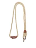 POLDO DOG COUTURE Bonfire rope leather dog leash - Neutrals