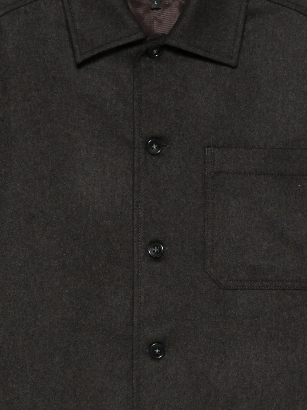 A.P.C. Overhemd met lange mouwen Bruin