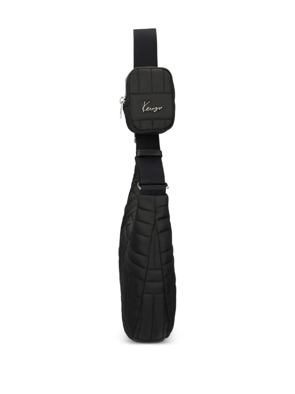 Kenzo Logo-plaque Shoulder Bag - Black 