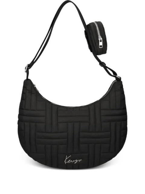 Kenzo Schultertasche mit Logo-Schild