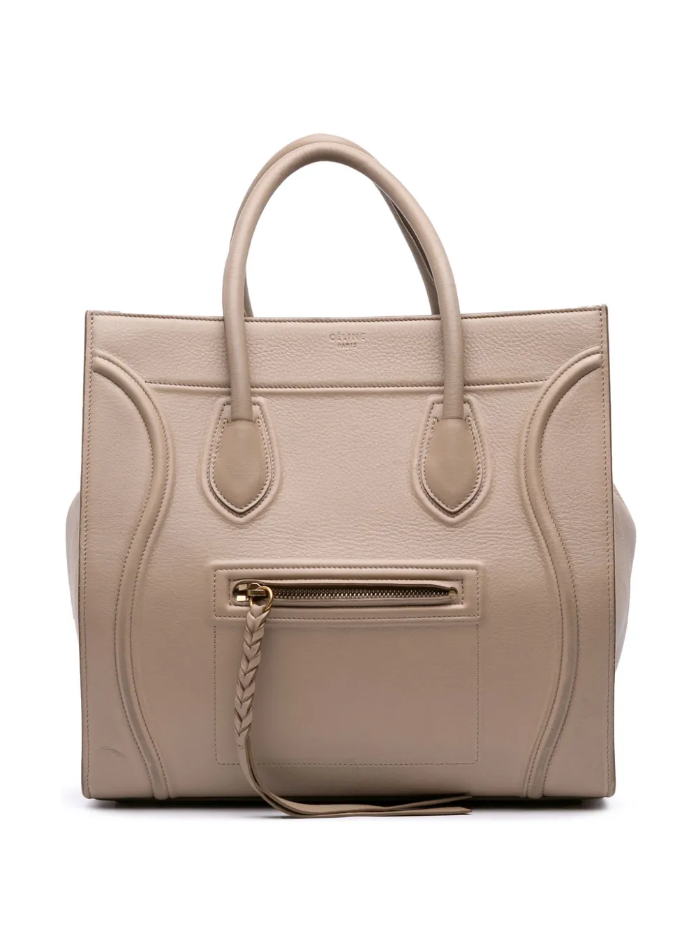 Céline Pre-Owned 2015 Medium Leather Phantom Luggage tote bag - ブラウン Céline Pre-Owned 2015 Medium Leather Phantom Luggage tote bag - ブラウン