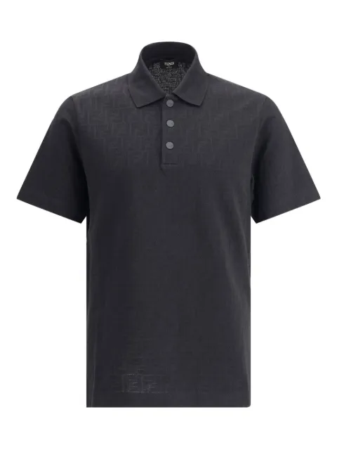 FENDI FF-logo polo shirt