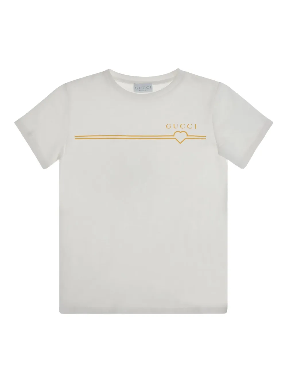 Gucci Kids logo-print T-shirt Wit