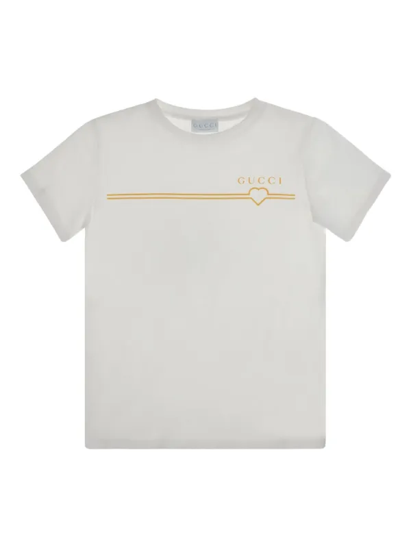 Gucci Kids ロゴ Tシャツ | ホワイト | FARFETCH JP
