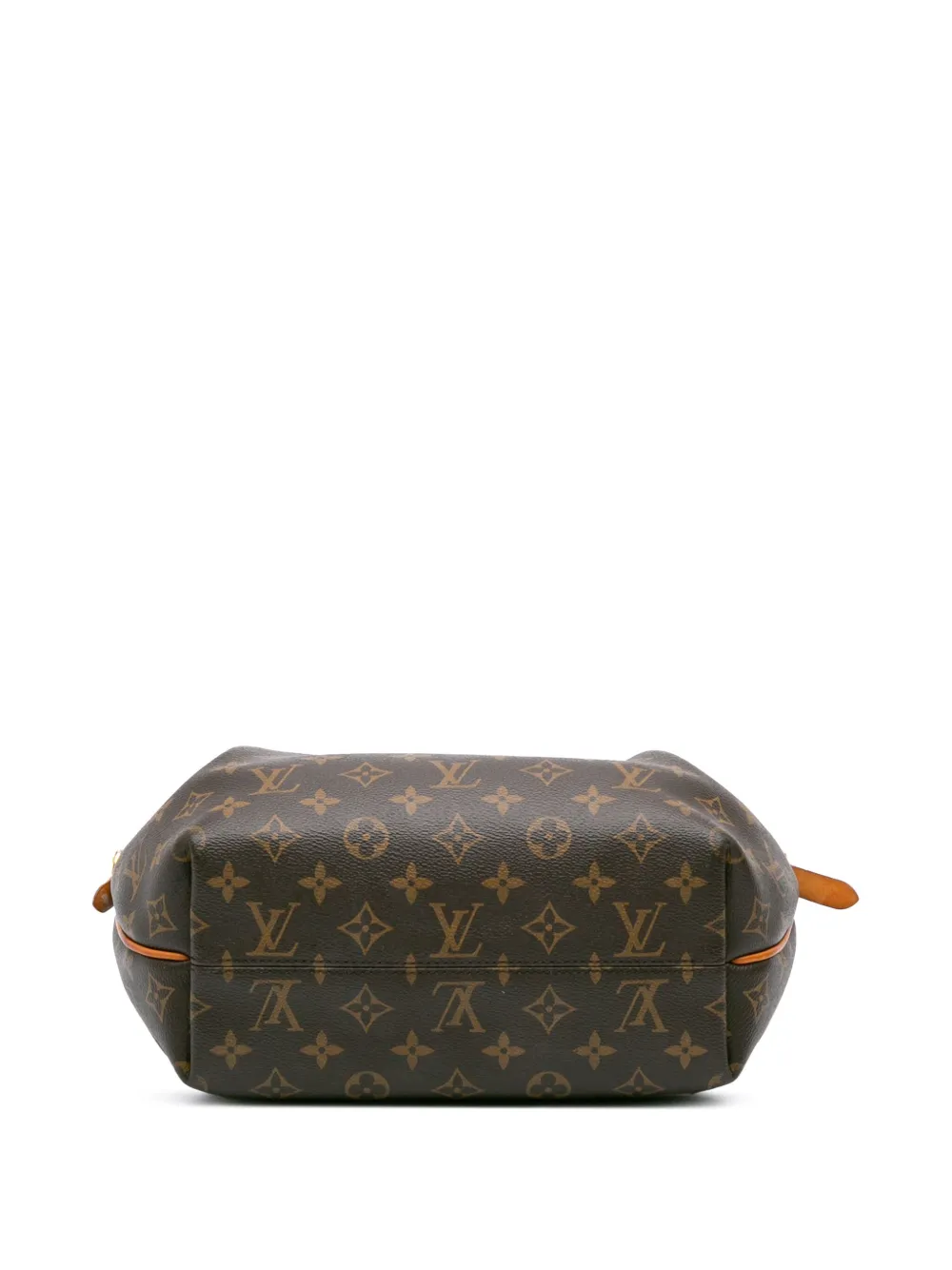 Pre-owned Louis Vuitton 2015 Monogram Turenne Pm Satchel In Brown