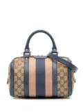 Gucci Pre-Owned 2016-2025 Small GG Canvas Web Joy Boston Bag satchel - Blue